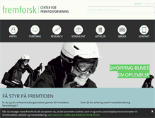 Tablet Screenshot of fremforsk.dk